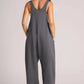 Lovelet V-Neck Wide Strap Overalls - DAVERRI FASHIONS