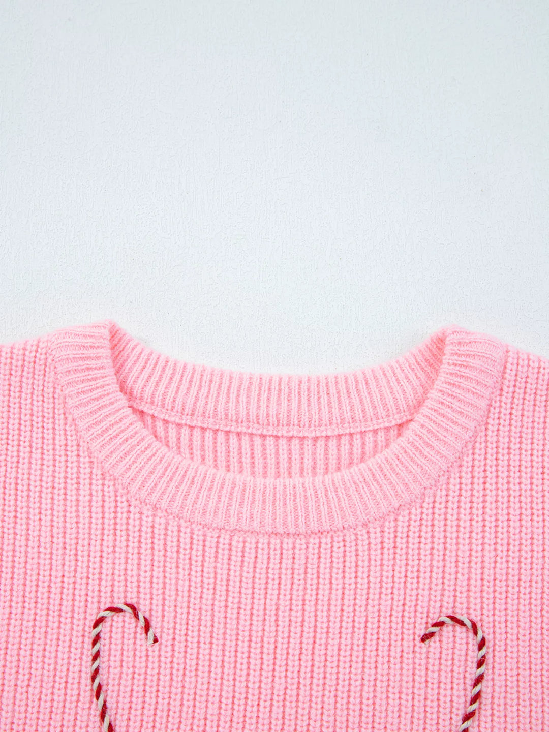 Merry Candy Cane Christmas Crew Neck Sweater | Sweaters Daverri Fashions