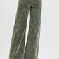 RISEN Full Size High Rise Wide Leg Corduroy Jeans Plus Size - DAVERRI FASHIONS
