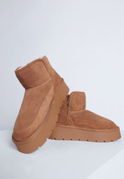 Holias Chunky Heeled Snow Boots | Boots Daverri Fashions