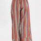 Striped Wide Leg Pants - DAVERRI FASHIONS