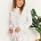 Double Take Floral Long Sleeve Top and Shorts Loungewear Set Shorts Sets