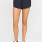 MONO B Drawcord Mini Shorts NAVY L
