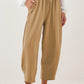 Full Size Drawstring Cropped Jogger Pants Plus Size - DAVERRI FASHIONS