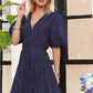 ADORA Puff Sleeve Floral Dress Mini Dresses