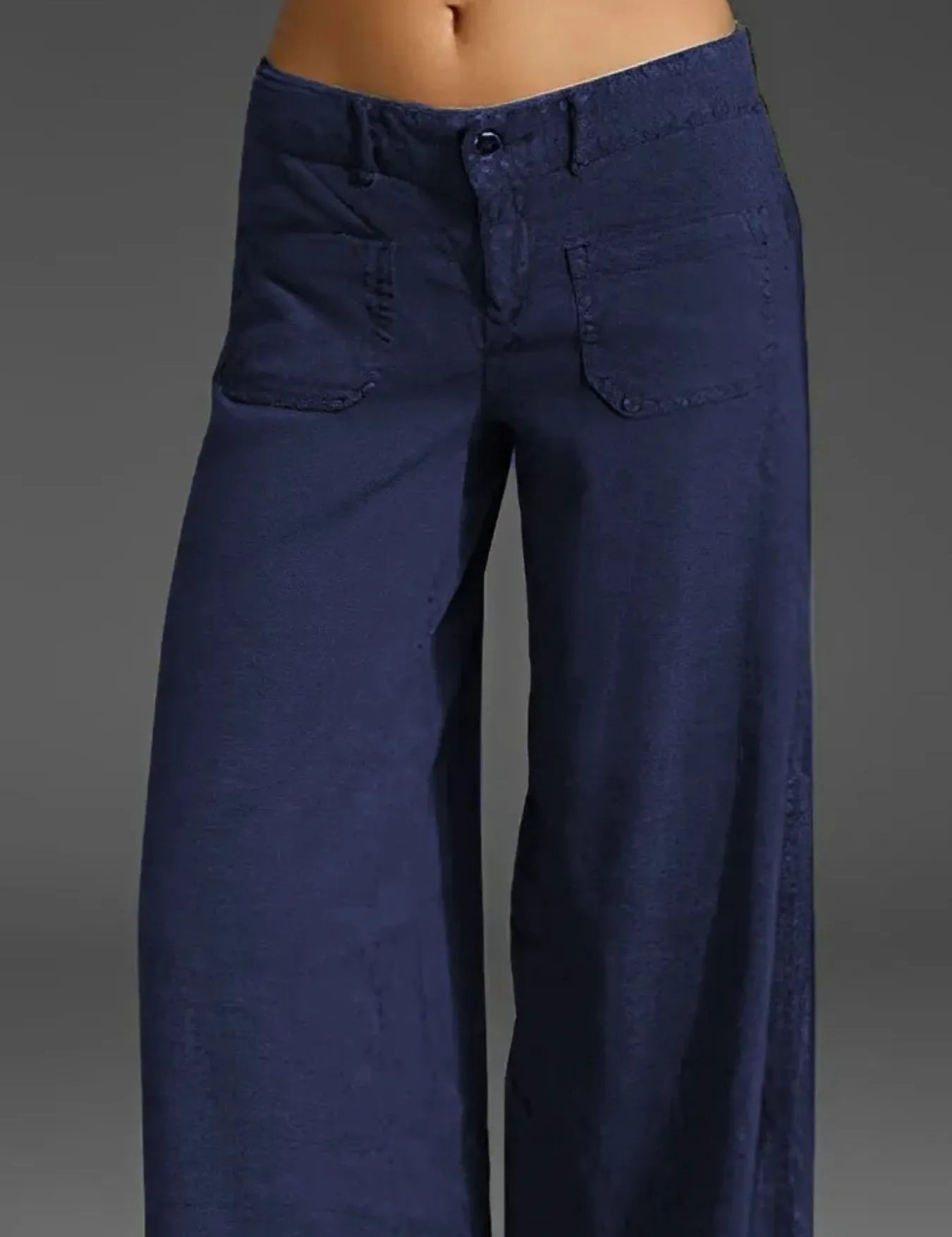 Full Size Wide Leg Jeans with Pockets Plus Size | Jeans Daverri Fashions