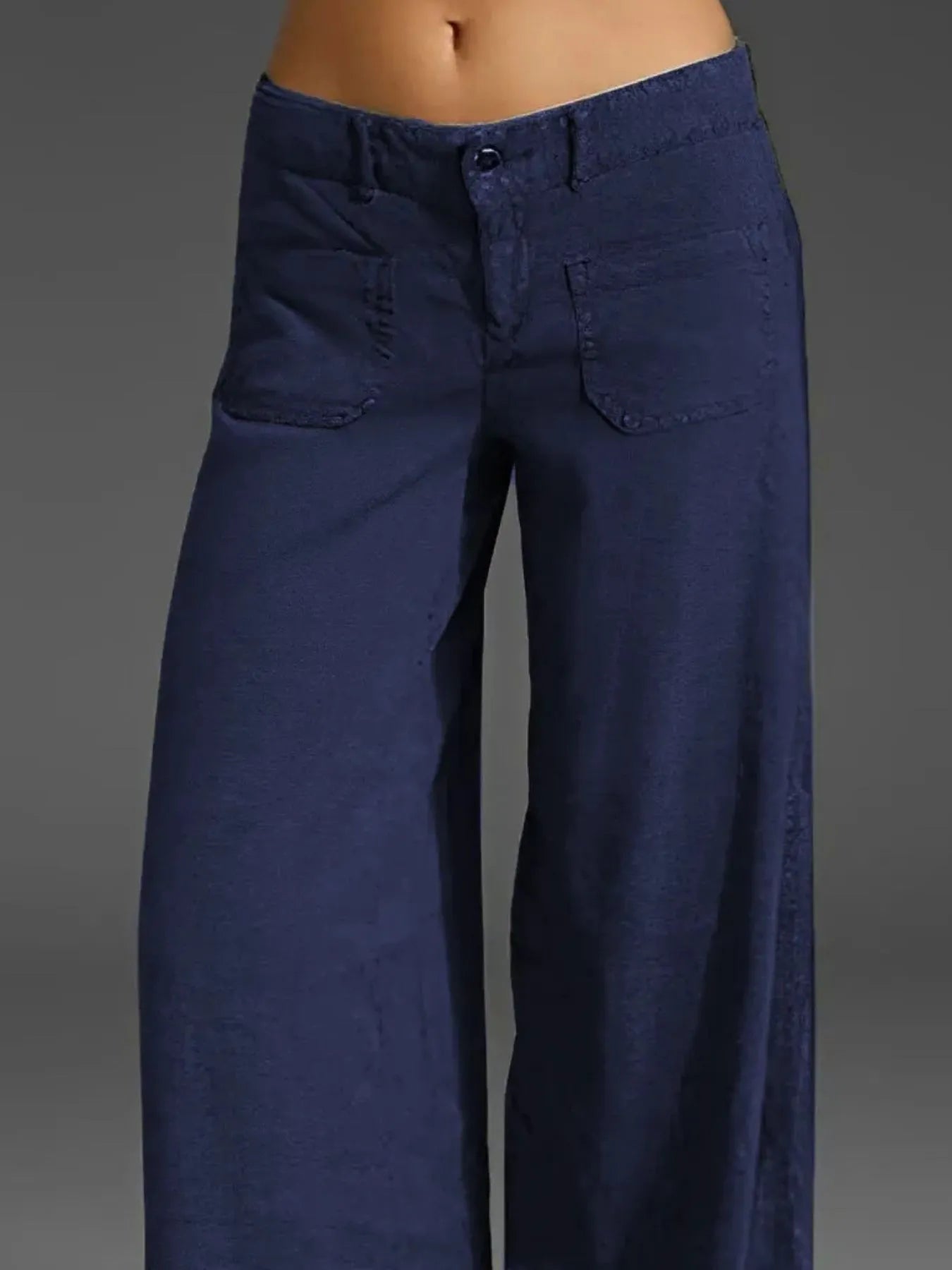 Full Size Wide Leg Jeans with Pockets Plus Size | Jeans Daverri Fashions