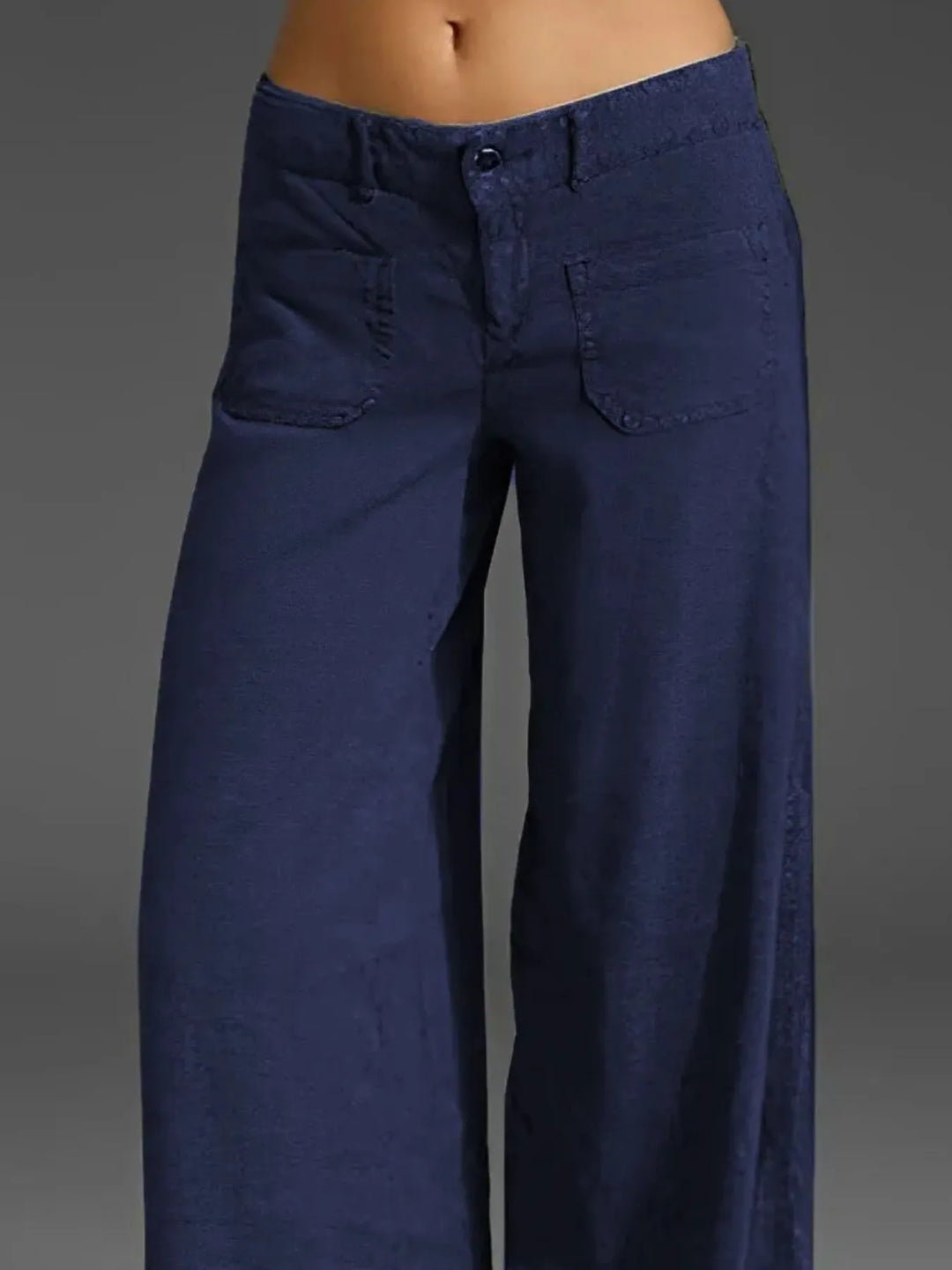 Full Size Wide Leg Jeans with Pockets Plus Size | Jeans Daverri Fashions
