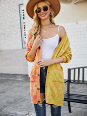 Angel Wings Leopard Button Down Longline Cardigan | Cardigans Daverri Fashions