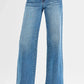 RISEN Full Size Low Rise Wide Leg Jeans - DAVERRI FASHIONS