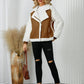 Pocketed Sherpa Zip Up Long Sleeve Jacket - DAVERRI FASHIONS