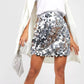 Sequin Mini Skirt - DAVERRI FASHIONS