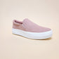 Mauve Casual Slip On Sneakers SNEAKERS
