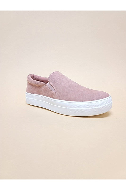 Mauve Casual Slip On Sneakers SNEAKERS