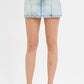 RISEN Full Size High Rise Button Down Skorts Plus Size Denim Skirts