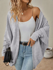 Cozy Oversized Open Front Knit Cardigan | Cardigans Daverri Fashions
