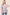 BOMBOM Floral Babydoll Tunic Top AQUA