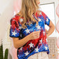BiBi American Theme Star Pattern Sequin Top Tops