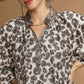 Umgee Leopard Print Tiered Mini Dress - DAVERRI FASHIONS