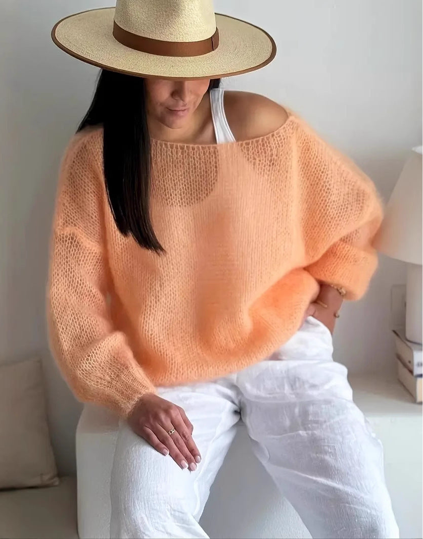 Lightknit Oversized Drop Shoulder Sweater