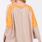 SAGE + FIG Color Block Curved Hem T-Shirt T-Shirts