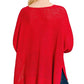 Zenana Dolman Sleeve V-Neck Sweater - DAVERRI FASHIONS