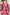 First Love Floral Short Sleeve Smocked Mini Dress Fuchsia Multi Mini Dresses