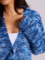 Daverri Fashions Textured Knit Button-Down Cardigan - DAVERRI FASHIONS