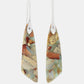 Handmade Natural Stone Dangle Earrings - DAVERRI FASHIONS