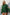 Double Take Star Patched Long Sleeve Sweatshirt Dark Green Sweatshirts