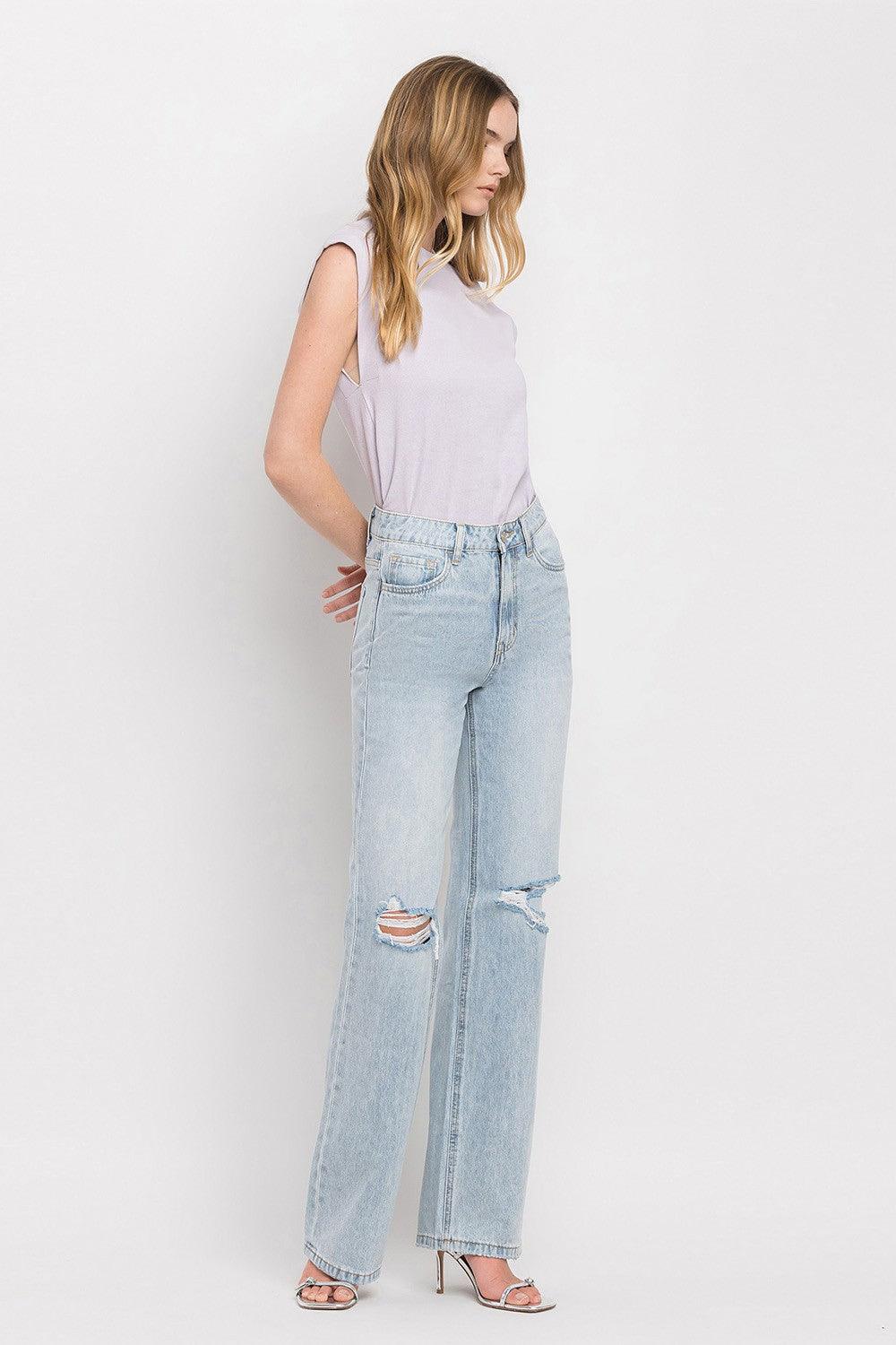 Vervet by Flying Monkey 90'S Vintage Super High Rise Flare Jeans Jeans