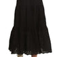ADORA Elastic Waistband Tiered Midi Skirt Skirts