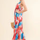 And the Why Printed Crisscross Back Cami Dress - DAVERRI FASHIONS