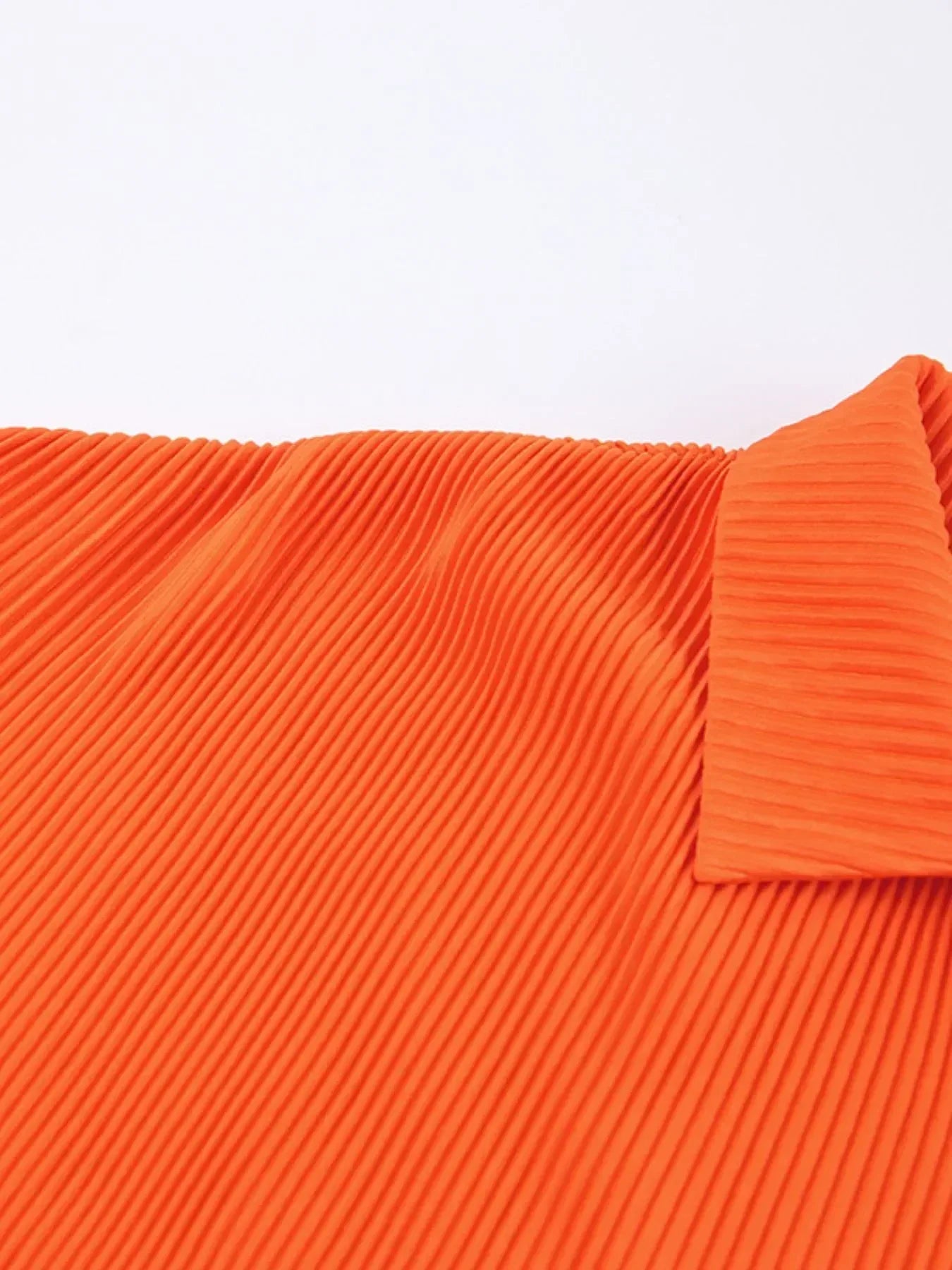 Button Up Long Sleeve Top and Pants Set - DAVERRI FASHIONS