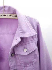 Full Size Cropped Denim Jacket Plus Size | Jackets Daverri Fashions