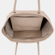 David Jones PU Leather Tote Bag | Daverri Fashions