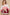 POL Color Block Long Sleeve Hooded Sweater Pink Burgundy Multi L