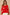 POL Long Sleeve Star Patch Sweater Apple Red Sweaters