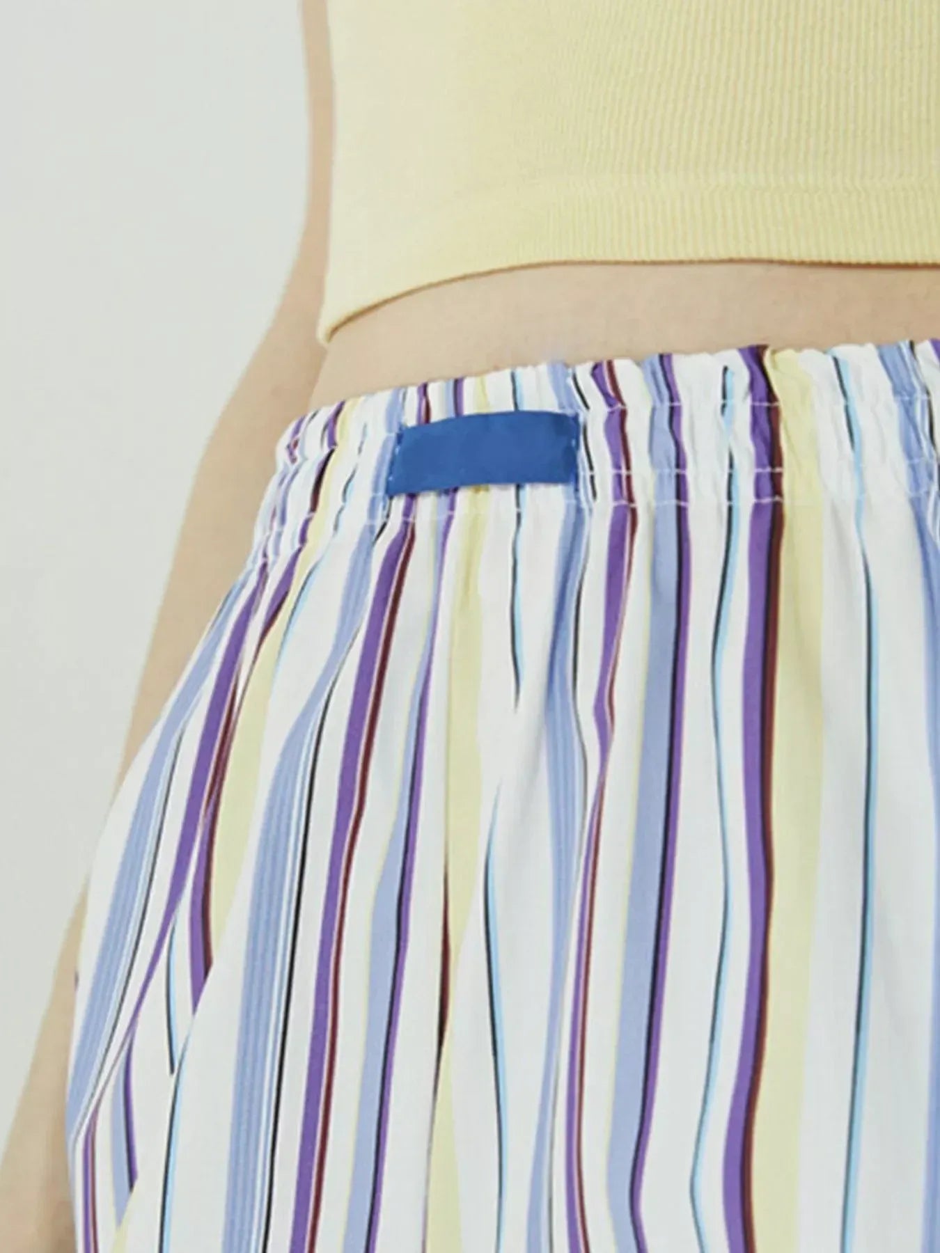 Elastic Waist Wide Leg Pants - DAVERRI FASHIONS