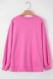 Round Neck Long Sleeve Sweatshirt | Sweatshirts Daverri Fashions
