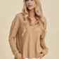 Double Take Full Size High-Low Dropped Shoulder Long Sleeve Hoodie - DAVERRI FASHIONS