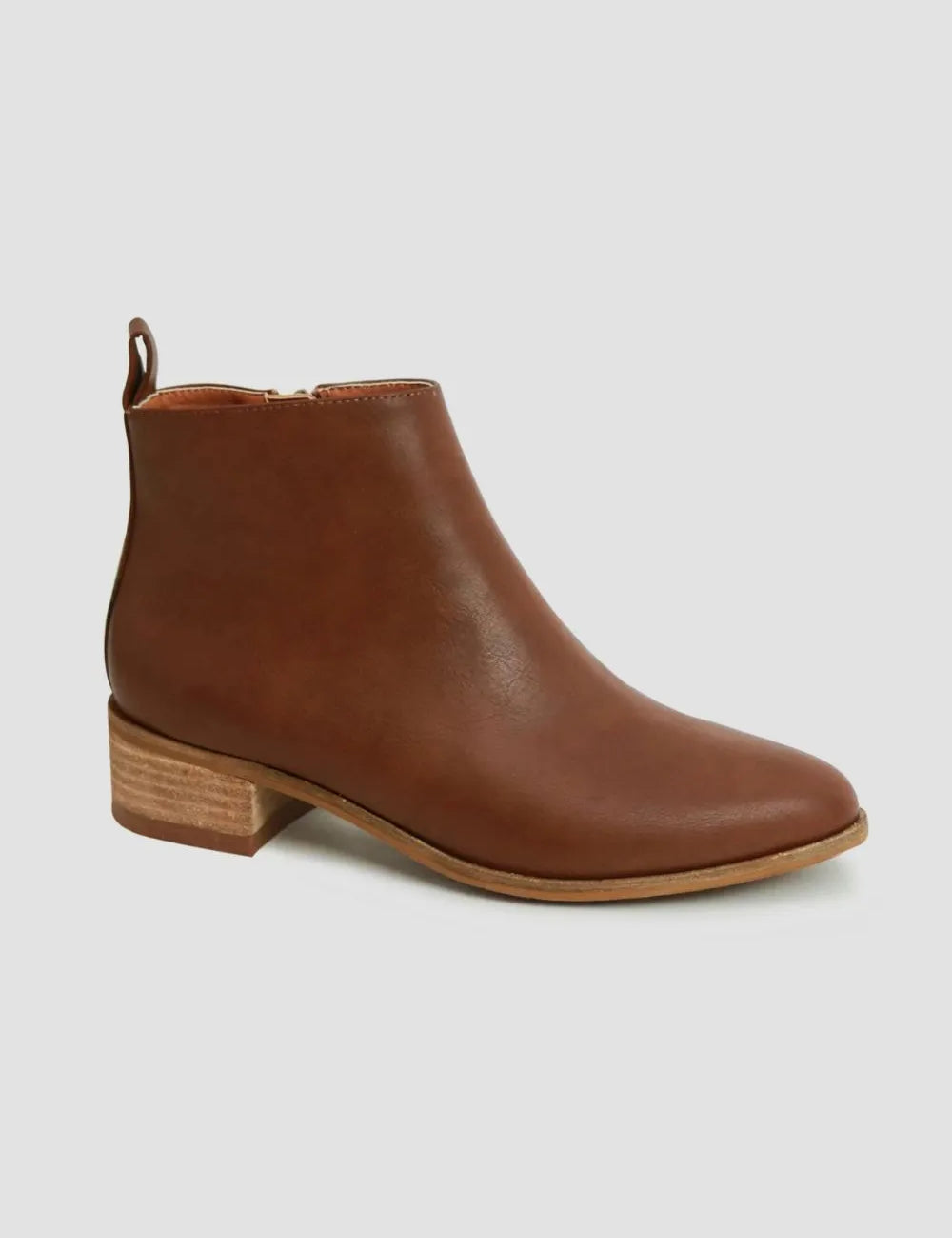 Brown Beast Fashion PU Leather Block Heel Boots | Boots Daverri Fashions