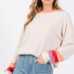SAGE + FIG Color Block Waffle Knit T-Shirt T-Shirts