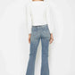 Judy Blue Full Size Tummy Control Back Embroidered Pocketed Bootcut Jeans Plus Size