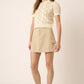 Mittoshop Cargo Mini Skirt with Side Pockets Skirts