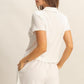 HYFVE Textured Short Sleeve Top and Drawstring Shorts Knit Set Outfit Sets