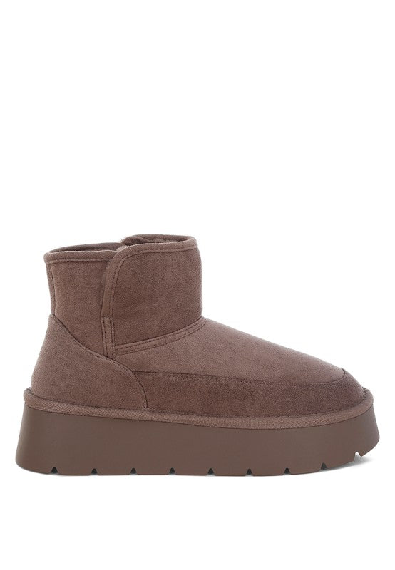 Holias Chunky Heeled Snow Boots | Boots Daverri Fashions