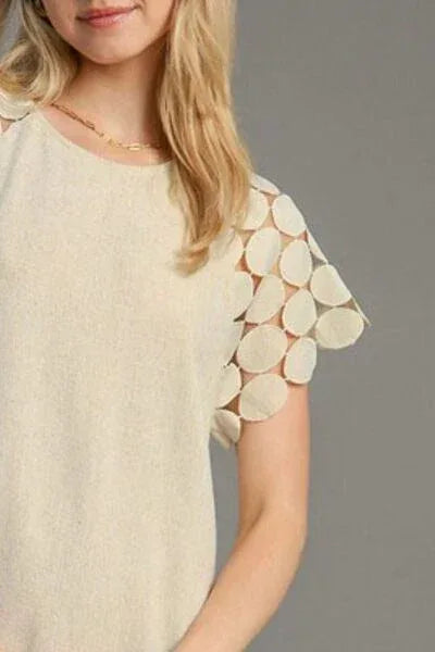 Umgee Round Neck Mini Dress Plus Size - DAVERRI FASHIONS