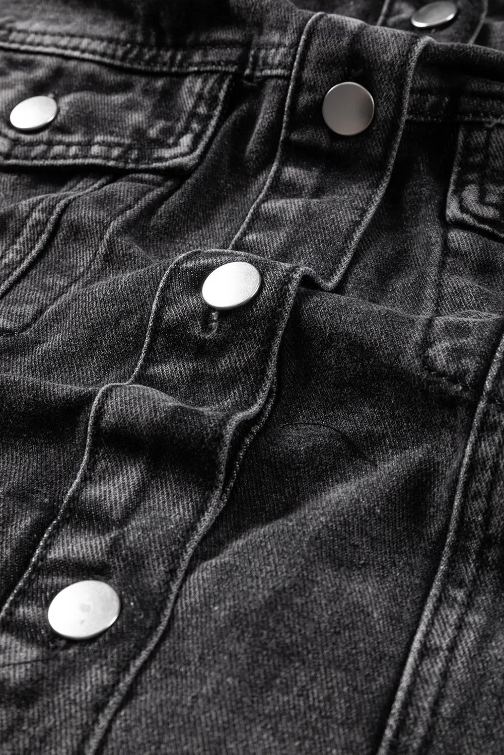 Distressed Drawstring Long Sleeve Hooded Denim Jacket | Denim Jackets Daverri Fashions
