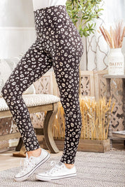 Heimish Full Size Leopard High Waist Leggings | Daverri Fashions